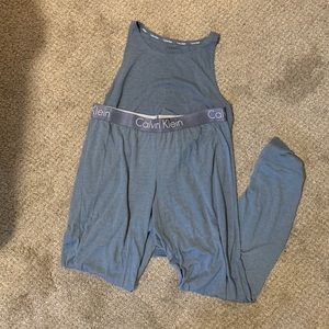 calvin klein pajama set